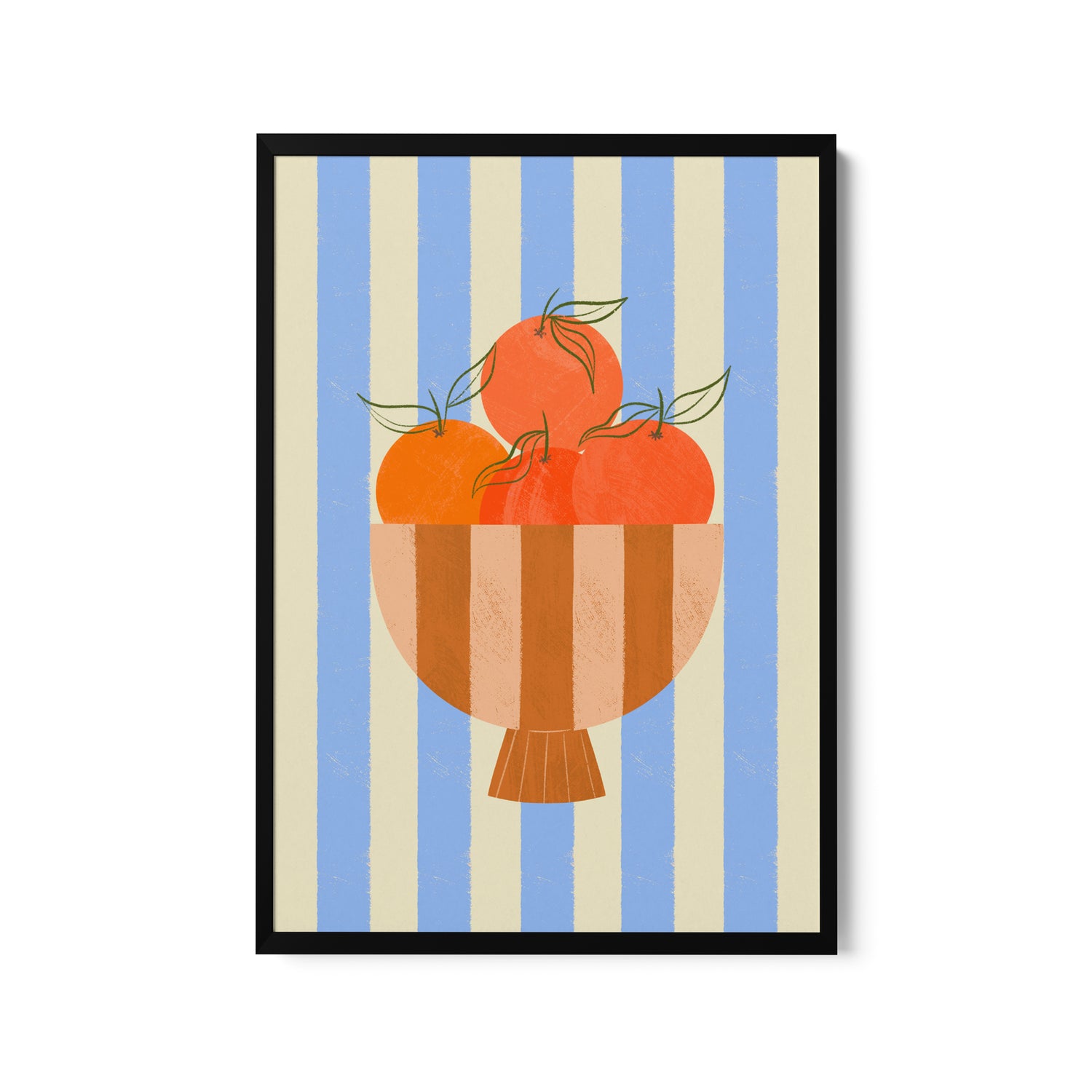 a picture of a bowl of tomatoes on a striped background