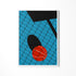 a picture of a basketball on a net