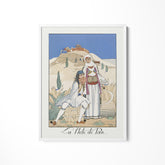 a picture of a tarot card with a man and a woman