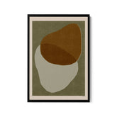 a picture of a brown and white object