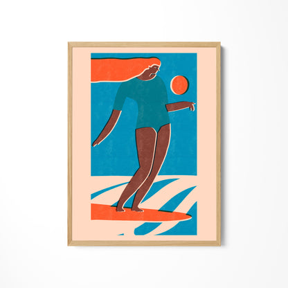 a picture of a person on a surfboard