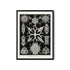 a black and white drawing of a tree