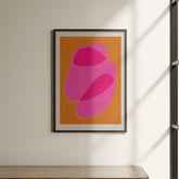 a picture hanging on the wall of a room