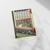 a picture of a person looking out a window