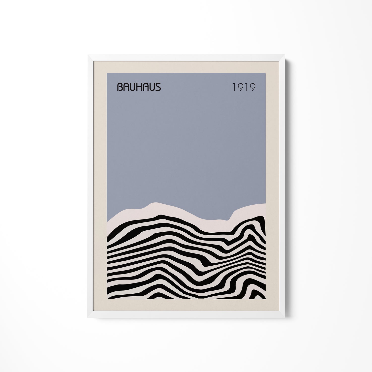 a picture of a poster on a wall