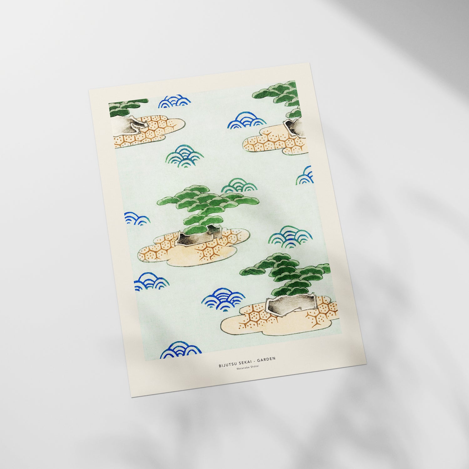 a piece of paper with a picture of a plant on it