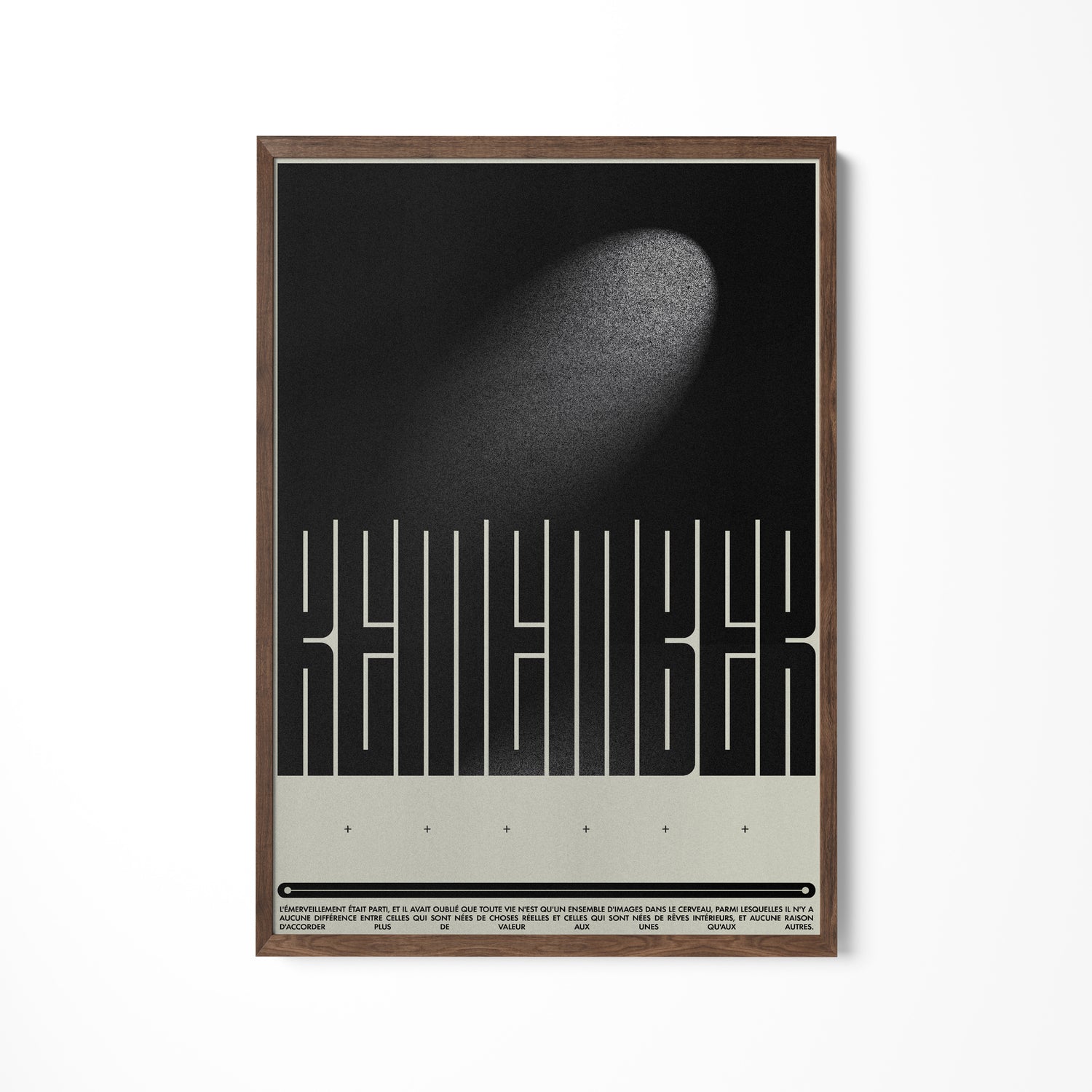a black and white photo of a black and white poster