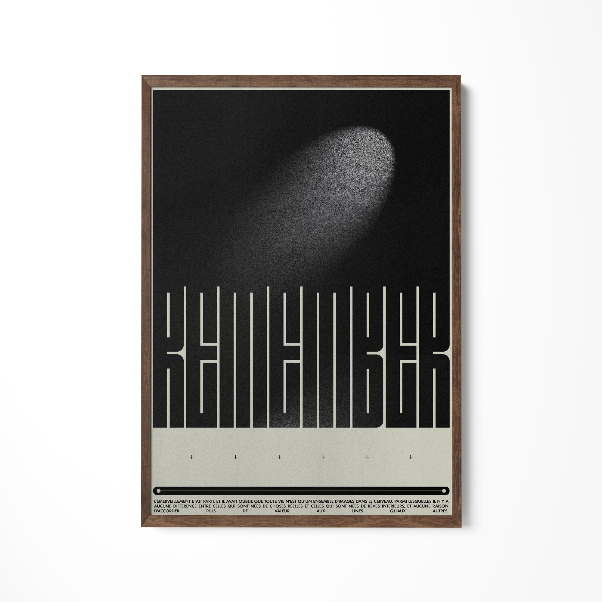 a black and white photo of a black and white poster