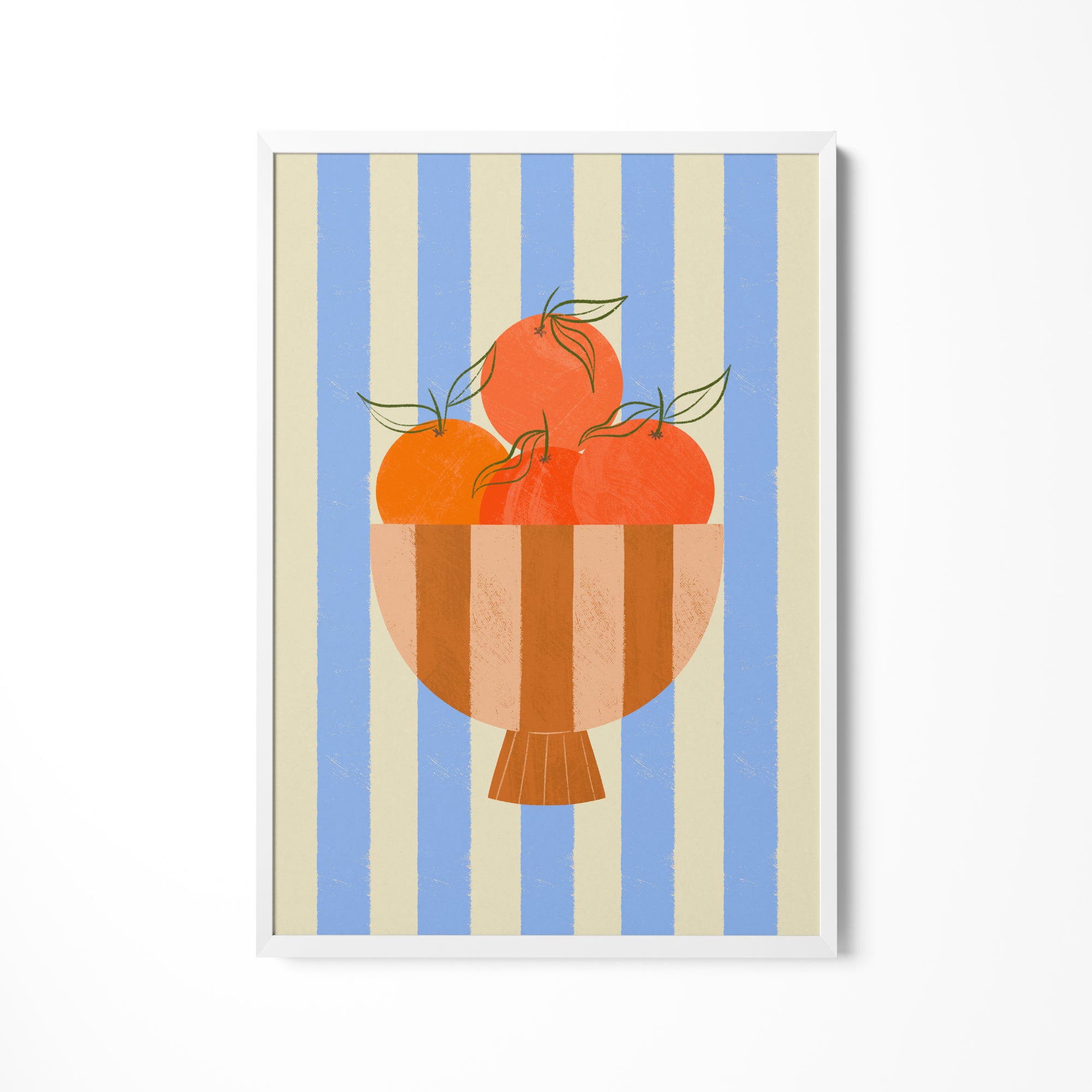 a picture of tomatoes in a bowl on a striped background