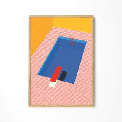 a picture of a blue square with a red square in the middle