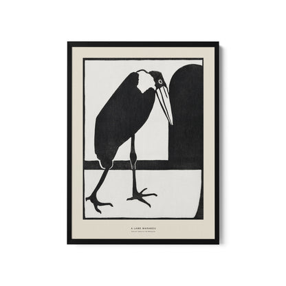 a black and white drawing of a bird