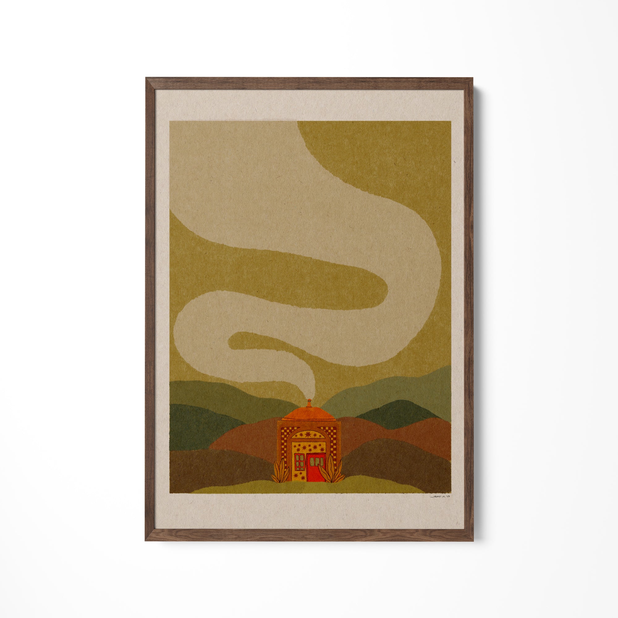 a picture of a picture of a building with a smokestack